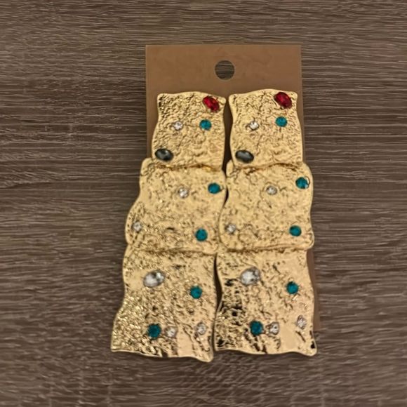 Zara drop earrings A382 - Picture 3 of 4